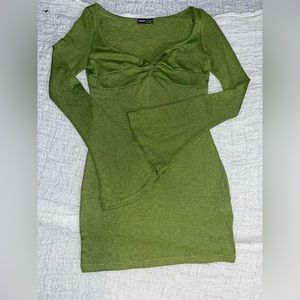 Shein trendy green dress